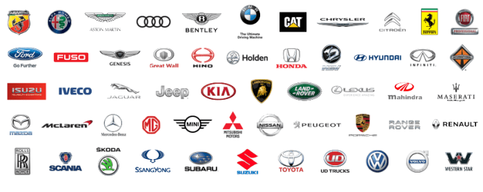 Car Brands (Examples)