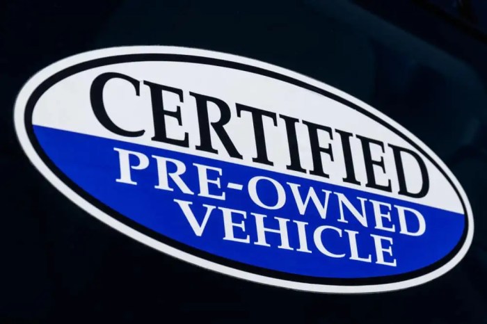 Certified pre-owned